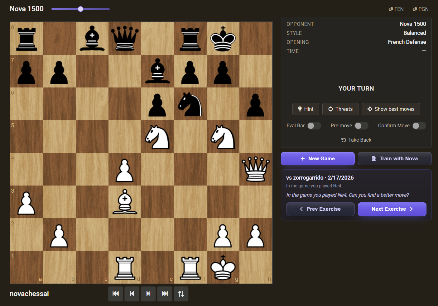 Drill from your own games